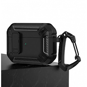 Rugged Armor Shockproof Case For AirPods Pro/Pro2 - Black