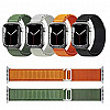 Orange Alpine Loop For iWatch For Series Se/8/7/6/5/4/3/2/1 Size: 42mm/44mm/45mm/49mm