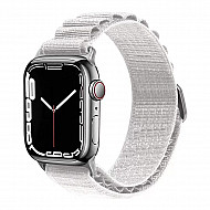 White Alpine Loop For iWatch For Series Se/8/7/6/5/4/3/2/1 Size: 42mm/44mm/45mm/49mm