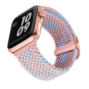 Stretchable braided loop Compatible with Apple watch band Size: 42mm/44mm/45mm/49mm