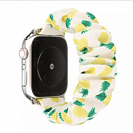 iWatch Strap For Girls Pineapple Pattern Compatible with Apple Watch Series Ultra/8/SE/7/6/5/4/3/2/1 Size (38/40/41mm)