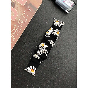 iWatch Strap For Girls Scrunchies Band Compatible With Apple Watch Series SE/7/6/5/4/3/2/1 Design 142