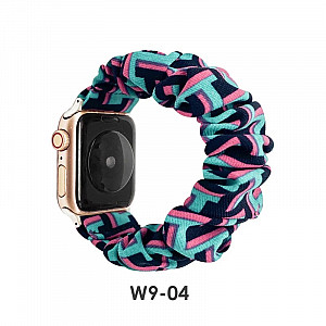 iWatch Strap For Girls Scrunchies Band Compatible With Apple Watch Series Ultra/8/SE/7/6/5/4/3/2/1 Design 101