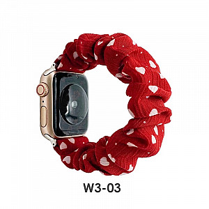 iWatch Strap For Girls Scrunchies Band Compatible With Apple Watch Series SE/7/6/5/4/3/2/1 Design 106