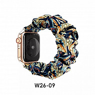 iWatch Strap For Girls Scrunchies Band Compatible With Apple Watch Series Ultra/8/SE/7/6/5/4/3/2/1  Design 114