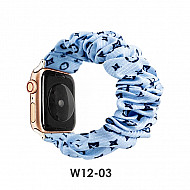 iWatch Strap For Girls Scrunchies Band Compatible With Apple Watch Series Ultra/8/SE/7/6/5/4/3/2/1 Design 118