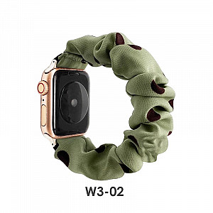 iWatch Strap For Girls Scrunchies Band Compatible With Apple Watch Series SE/7/6/5/4/3/2/1 For Size (38/40/41mm)  Design 119