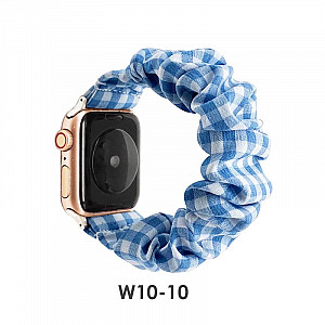 iWatch Strap For Girls Scrunchies Band Compatible With Apple Watch Series Ultra/8/SE/7/6/5/4/3/2/1 Design 137
