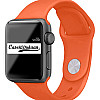 Nova Orange iWatch Silicone Strap Compatible with Watch Series Ultra/Se/8/7/6/5/4/3/2/1 Size: 38mm/40mm/41mm