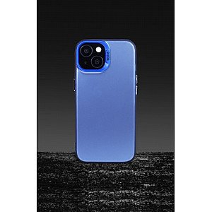 Frosted Solid Colour Shockproof Case for iPhone 15 Plus / 14 Plus - Blue