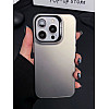 Frosted Solid Colour Shockproof Case for iPhone 15 Plus / 14 Plus - Grey