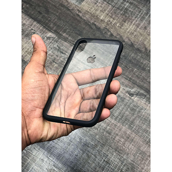 Transparent Black Bumper Case For iPhone 6 / 6s