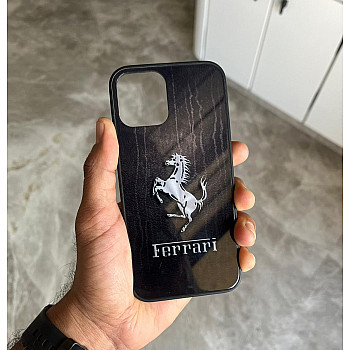 Ferrari Glass Case for iPhone 12 Pro Max