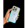 Wolmtt Bumper Shockproof Case For iPhone 15 Plus Blue / Green