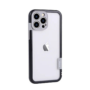 Wolmtt Bumper Shockproof Case For iPhone 14 Plus Black / Grey