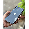 Wolmtt Bumper Shockproof Case For iPhone 12 / 12 Pro Black / Grey