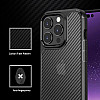 Carbon Fibre Texture Case for iPhone 15 Pro Max Black - Ultimate Protection in Stylish Black