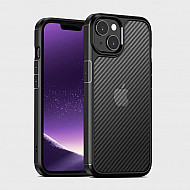 Carbon Fibre Texture Case for iPhone 13 Black - Ultimate Protection in Stylish Black