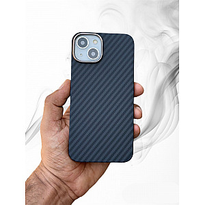 Carbon Fibre Texture Case For iPhone 13 - Black