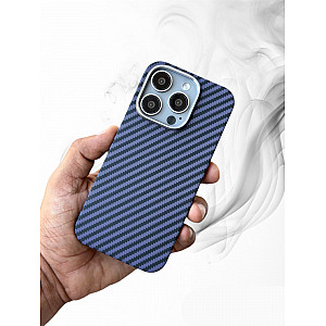 Carbon Fibre Texture Case For iPhone 14 Pro Max - Purple