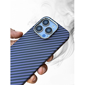 Carbon Fibre Texture Case For iPhone 14 Pro Max - Purple
