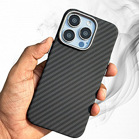 Carbon Fibre Texture Case for iPhone 15
