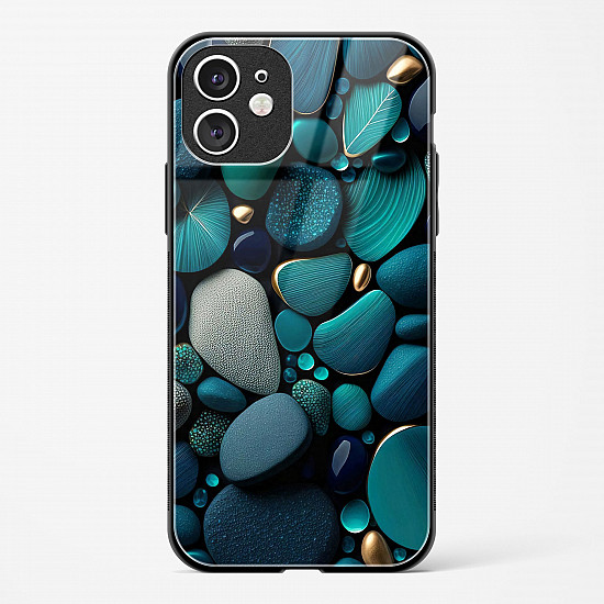 Pebble Design Glass Case for iPhone 11