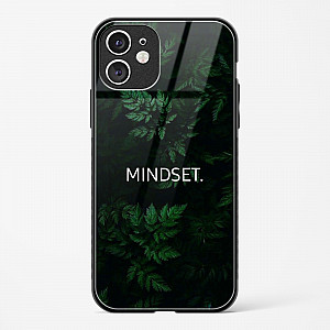 Mindset Quote Glass Case for iPhone 11