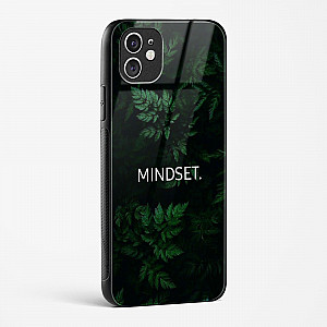 Mindset Quote Glass Case for iPhone 11