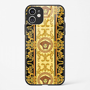 Versace Design Glass Case for iPhone 11