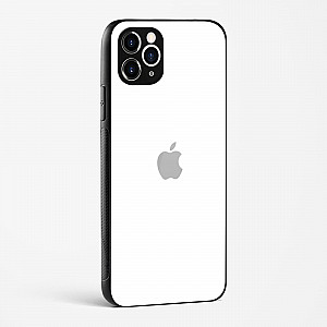 Pure White Glossy Glass Case for iPhone 11 Pro