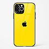 Yellow Glass Case for iPhone 11 Pro