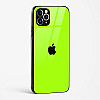 Neon Green Glass Case for iPhone 11 Pro