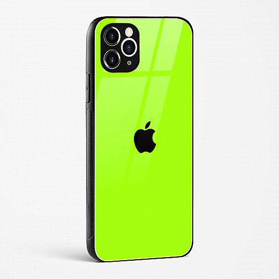 Neon Green Glass Case for iPhone 11 Pro