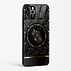 Black Golden Unicorn Glass Case for iPhone 11 Pro