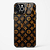 LV Black Gold Glass Case for iPhone 11 Pro