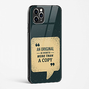 Original Is Worth Glass Case Phone Cover For iPhone 11 Pro Max