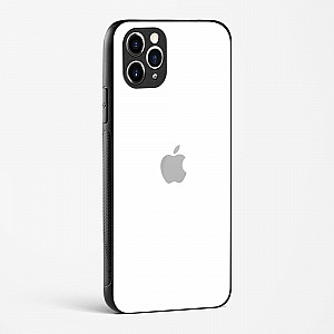 Pure White Glossy Glass Case for iPhone 11 Pro Max