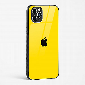 Yellow Glass Case for iPhone 11 Pro Max