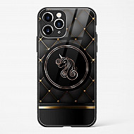 Black Golden Unicorn Glass Case for iPhone 11 Pro Max