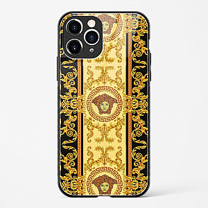 Versace Design Glass Case for iPhone 11 Pro Max