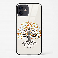 Oak Tree Deep Roots Glass Case Phone Cover For iPhone 12