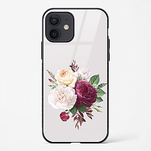 Flower Design Abstract 3 Glass Case Phone Cover For iPhone 12