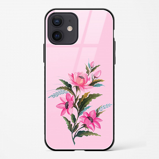 Flower Design Abstract 4 Glass Case Phone Cover For iPhone 12