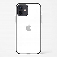 Pure White Glossy Glass Case for iPhone 12