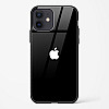 Rich Black Glossy Glass Case for iPhone 12