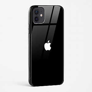 Rich Black Glossy Glass Case for iPhone 12