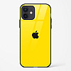Yellow Glass Case for iPhone 12