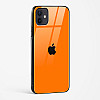 Orange Glass Case for iPhone 12