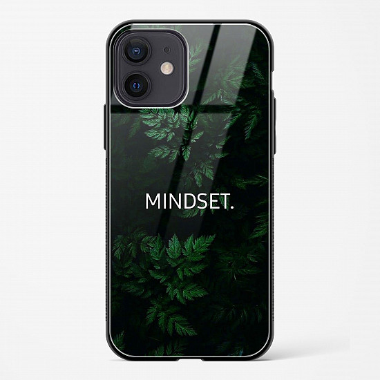 Mindset Quote Glass Case for iPhone 12